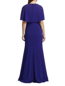 Teri Jon By Rickie Freeman Capelet Crepe Column Gown -Rickie Freeman Sales 2022 unnamed file 1010
