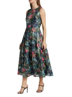 Teri Jon By Rickie Freeman Floral Jacquard A-Line Dress -Rickie Freeman Sales 2022 unnamed file 1022