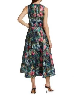 Teri Jon By Rickie Freeman Floral Jacquard A-Line Dress -Rickie Freeman Sales 2022 unnamed file 1024