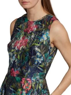 Teri Jon By Rickie Freeman Floral Jacquard A-Line Dress -Rickie Freeman Sales 2022 unnamed file 1025