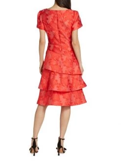 Teri Jon By Rickie Freeman Floral Tiered Cocktail Dress -Rickie Freeman Sales 2022 unnamed file 1038