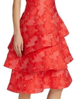 Teri Jon By Rickie Freeman Floral Tiered Cocktail Dress -Rickie Freeman Sales 2022 unnamed file 1039