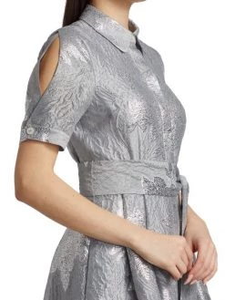 Teri Jon By Rickie Freeman Platinum Jacquard Belted Cocktail Dress 14 Teri Jon By Rickie Freeman Platinum Jacquard Belted Cocktail Dress -Rickie Freeman Sales 2022 unnamed file 1053