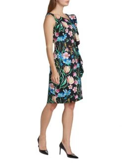 Teri Jon By Rickie Freeman Floral Asymmetric Cocktail Dress -Rickie Freeman Sales 2022 unnamed file 1058