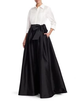 Teri Jon By Rickie Freeman Collared Taffeta Ball Gown 10 Teri Jon By Rickie Freeman Collared Taffeta Ball Gown -Rickie Freeman Sales 2022 unnamed file 1064