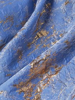 Teri Jon By Rickie Freeman Jacquard One-Shoulder Gown Navy -Rickie Freeman Sales 2022 unnamed file 1074