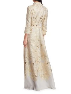 Teri Jon By Rickie Freeman Brocade Shirt Gown -Rickie Freeman Sales 2022 unnamed file 1088