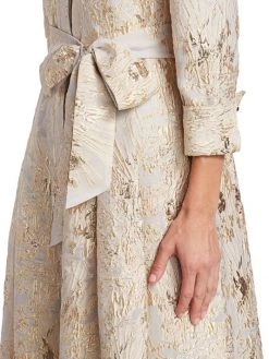 Teri Jon By Rickie Freeman Brocade Shirt Gown -Rickie Freeman Sales 2022 unnamed file 1089