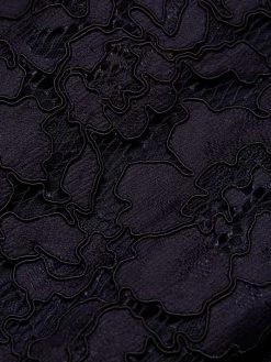 Teri Jon By Rickie Freeman Off-The-Shoulder Three-Quarter Sleeve Lace Dress Navy -Rickie Freeman Sales 2022 unnamed file 1108