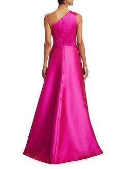 Teri Jon By Rickie Freeman One-Shoulder Satin Gown Hot Pink 15 Teri Jon By Rickie Freeman One-Shoulder Satin Gown Hot Pink -Rickie Freeman Sales 2022 unnamed file 1117