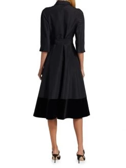 Teri Jon By Rickie Freeman Taffeta & Velvet Shirtdress 13 Teri Jon By Rickie Freeman Taffeta & Velvet Shirtdress -Rickie Freeman Sales 2022 unnamed file 113