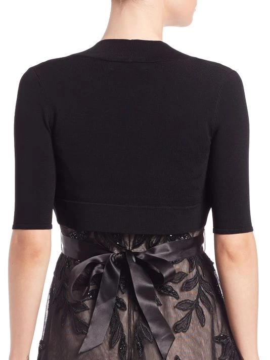 Teri Jon By Rickie Freeman Knit Shrug 6 Teri Jon By Rickie Freeman Knit Shrug - Image 4