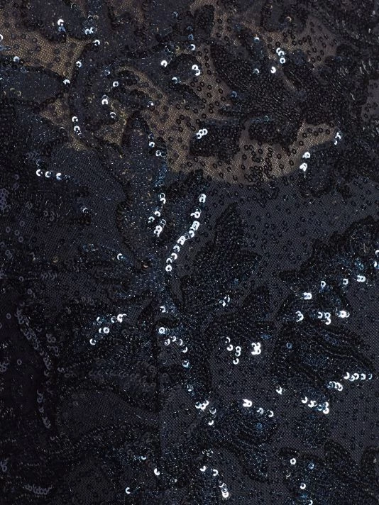 Teri Jon By Rickie Freeman Sequined Bell-Sleeve Gown 6 Teri Jon By Rickie Freeman Sequined Bell-Sleeve Gown - Image 4