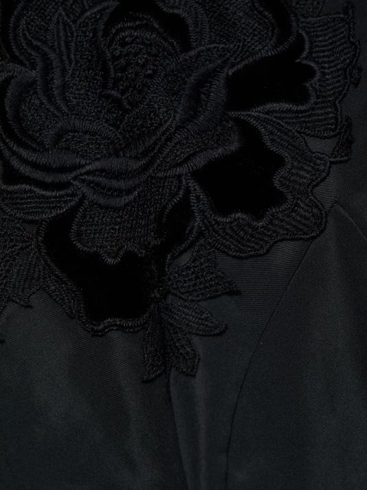 Teri Jon By Rickie Freeman Taffeta & Velvet Shirtdress 9 Teri Jon By Rickie Freeman Taffeta & Velvet Shirtdress - Image 7