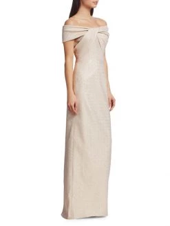 Teri Jon By Rickie Freeman Off-The-Shoulder Metallic Gown 12 Teri Jon By Rickie Freeman Off-The-Shoulder Metallic Gown -Rickie Freeman Sales 2022 unnamed file 1157