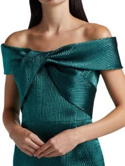 Teri Jon By Rickie Freeman Wavy Jacquard Off-The-Shoulder Gown -Rickie Freeman Sales 2022 unnamed file 1212