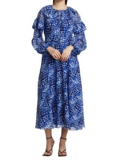 Teri Jon By Rickie Freeman Chiffon Polka Dot Dress -Rickie Freeman Sales 2022 unnamed file 1223