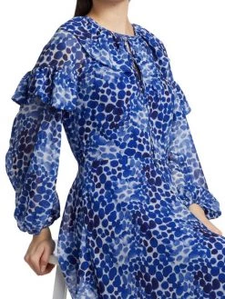Teri Jon By Rickie Freeman Chiffon Polka Dot Dress -Rickie Freeman Sales 2022 unnamed file 1226