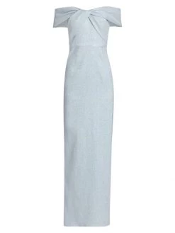 Teri Jon By Rickie Freeman Metallic Off-The-Shoulder Gown Ice Blue 10 Teri Jon By Rickie Freeman Metallic Off-The-Shoulder Gown Ice Blue -Rickie Freeman Sales 2022 unnamed file 123