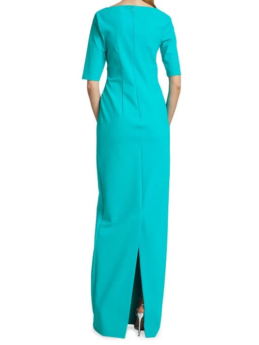 Teri Jon By Rickie Freeman Column Gown 7 Teri Jon By Rickie Freeman Column Gown - Image 5