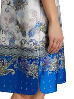 Teri Jon By Rickie Freeman Paisley Shirt Dress -Rickie Freeman Sales 2022 unnamed file 1254