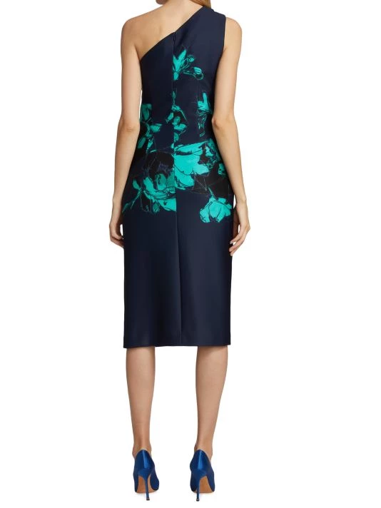 Teri Jon By Rickie Freeman One-Shoulder Dress 7 Teri Jon By Rickie Freeman One-Shoulder Dress - Image 5