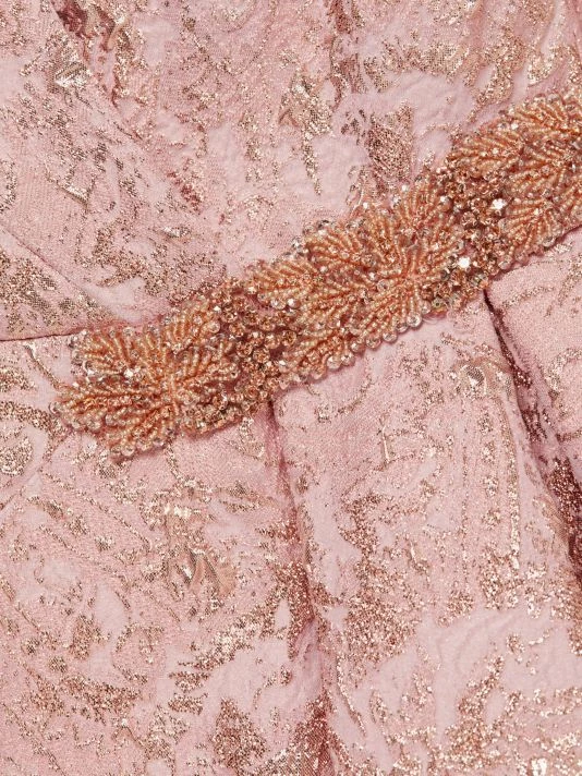 Teri Jon By Rickie Freeman Metallic Embellished Gown 9 Teri Jon By Rickie Freeman Metallic Embellished Gown - Image 7