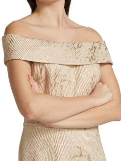 Teri Jon By Rickie Freeman Off-the-Shoulder Metallic Jacquard Gown -Rickie Freeman Sales 2022 unnamed file 137