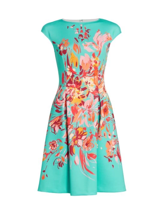 Teri Jon By Rickie Freeman Printed Scuba Dress 3 Teri Jon By Rickie Freeman Printed Scuba Dress