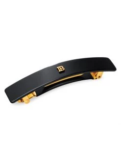 Balmain Hair Couture Logo "B" Medium Hair Barrette
