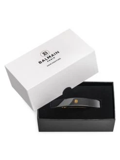 Balmain Hair Couture Logo "B" Medium Hair Barrette -Rickie Freeman Sales 2022 unnamed file 1515
