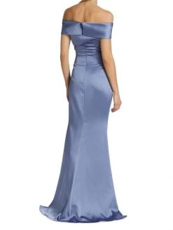 Teri Jon By Rickie Freeman Satin Off-The-Shoulder Gown -Rickie Freeman Sales 2022 unnamed file 158