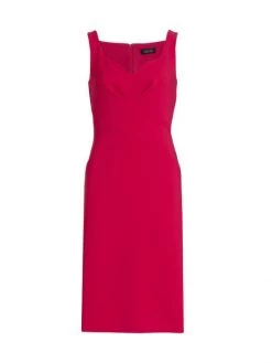 Teri Jon By Rickie Freeman Sweetheart-Neck Sleeveless Cocktail Dress