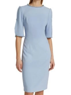 Teri Jon By Rickie Freeman Faux Pearl Sheath Dress -Rickie Freeman Sales 2022 unnamed file 170