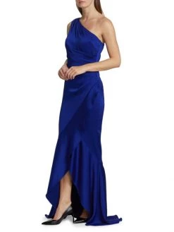 Teri Jon By Rickie Freeman Asymmetric Hammered Satin Gown -Rickie Freeman Sales 2022 unnamed file 206
