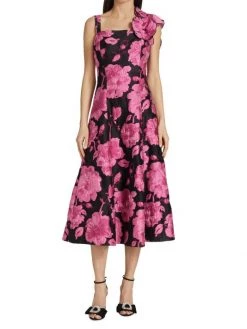 Teri Jon By Rickie Freeman Floral Fit-&-Flare Dress -Rickie Freeman Sales 2022 unnamed file 233