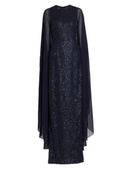 Teri Jon By Rickie Freeman Chiffon Cape Overlay Beaded Gown Navy 7 Teri Jon By Rickie Freeman Chiffon Cape Overlay Beaded Gown Navy -Rickie Freeman Sales 2022 unnamed file 25