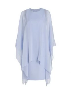 Teri Jon By Rickie Freeman Draped Cocktail Dress