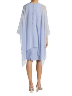 Teri Jon By Rickie Freeman Draped Cocktail Dress -Rickie Freeman Sales 2022 unnamed file 284