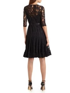 Teri Jon By Rickie Freeman Lace Pintuck Dress Navy -Rickie Freeman Sales 2022 unnamed file 29