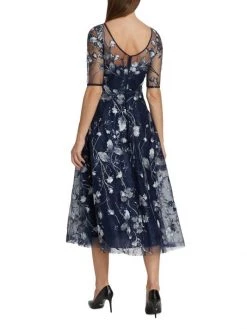 Teri Jon By Rickie Freeman Embroidered Tulle Tea Dress -Rickie Freeman Sales 2022 unnamed file 312