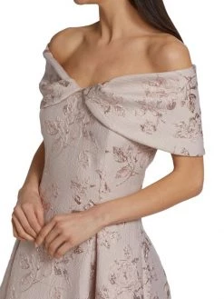 Teri Jon By Rickie Freeman Floral Jacquard Cocktail Dress -Rickie Freeman Sales 2022 unnamed file 362