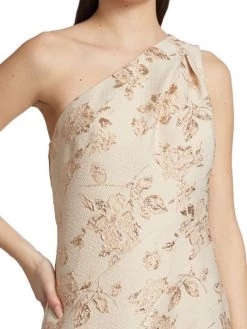 Teri Jon By Rickie Freeman One-Shoulder Floral Metallic Jacquard Gown -Rickie Freeman Sales 2022 unnamed file 369
