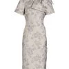 Teri Jon By Rickie Freeman Jacquard Bow-Shoulder Sheath Dress -Rickie Freeman Sales 2022 unnamed file 378