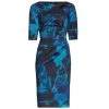 Teri Jon By Rickie Freeman Printed Scuba Knee-Length Dress