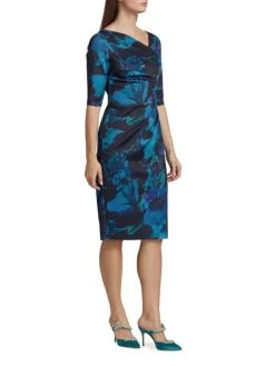 Teri Jon By Rickie Freeman Printed Scuba Knee-Length Dress -Rickie Freeman Sales 2022 unnamed file 402