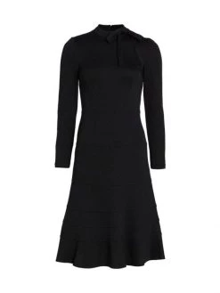 Teri Jon By Rickie Freeman Metallic A-Line Dress