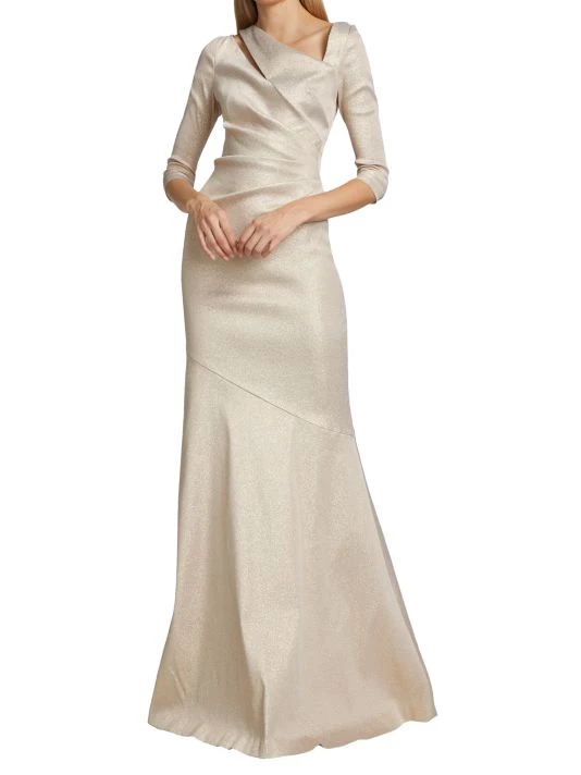 Teri Jon By Rickie Freeman Metallic Gown 4 Teri Jon By Rickie Freeman Metallic Gown - Image 2