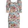 Teri Jon By Rickie Freeman Floral Ruched Knee-Length Dress -Rickie Freeman Sales 2022 unnamed file 434