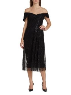 Teri Jon By Rickie Freeman Sequin Mesh Midi-Dress -Rickie Freeman Sales 2022 unnamed file 464